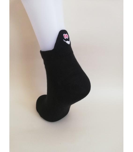 Star Patterned White Ballet Socks