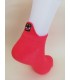 Star Patterned White Ballet Socks