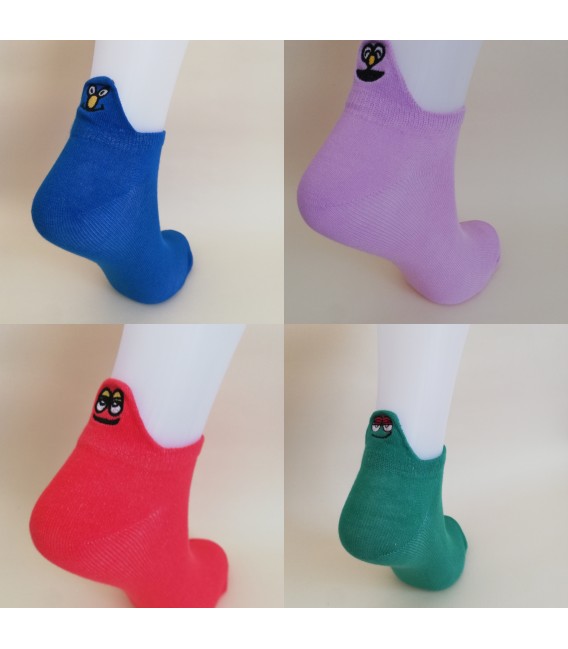 Bayan Emoji Patik (6'lı paket) Çorap