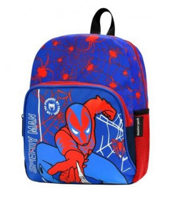 Orthopedic Red Black Spiderman Primary School Bag + Lunch Bag 564