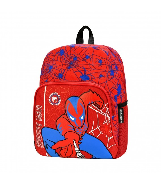 Orthopedic Red Black Spiderman Primary School Bag + Lunch Bag 564
