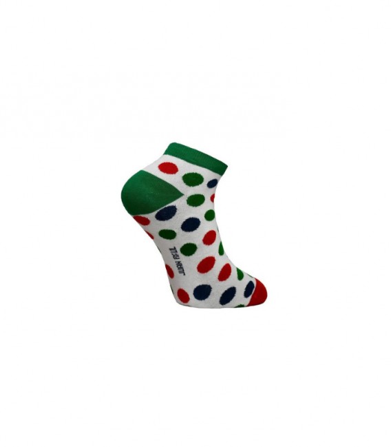 Black Color Colorful Striped Men's Tennis Socks