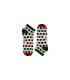 Black Color Colorful Striped Men's Tennis Socks