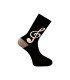 Musical Note Patterned Socks