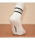 Beyaz Renk Siyah Çizgili Erkek Tenis Çorap